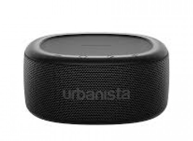 Bocina Portátil Solar Urbanista Malibu Negra IP67