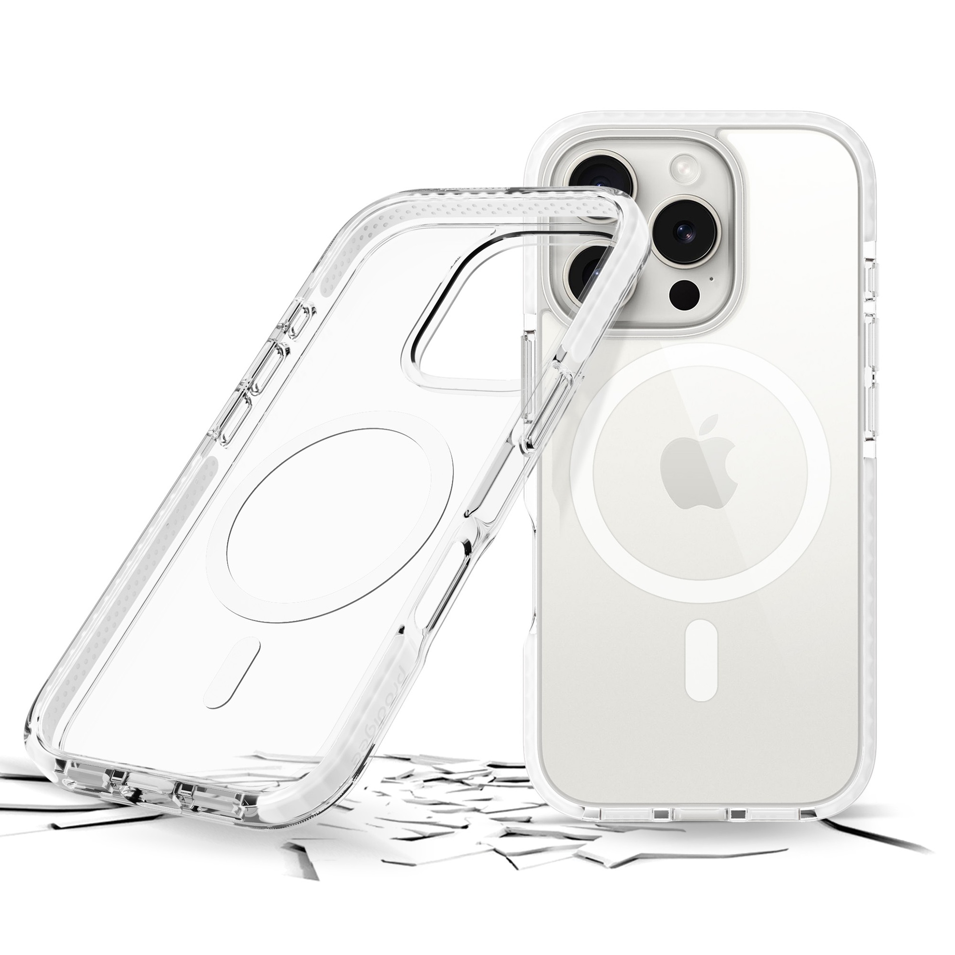 Funda Prodigee Magneteek para iPhone 16 Pro Max Blanco