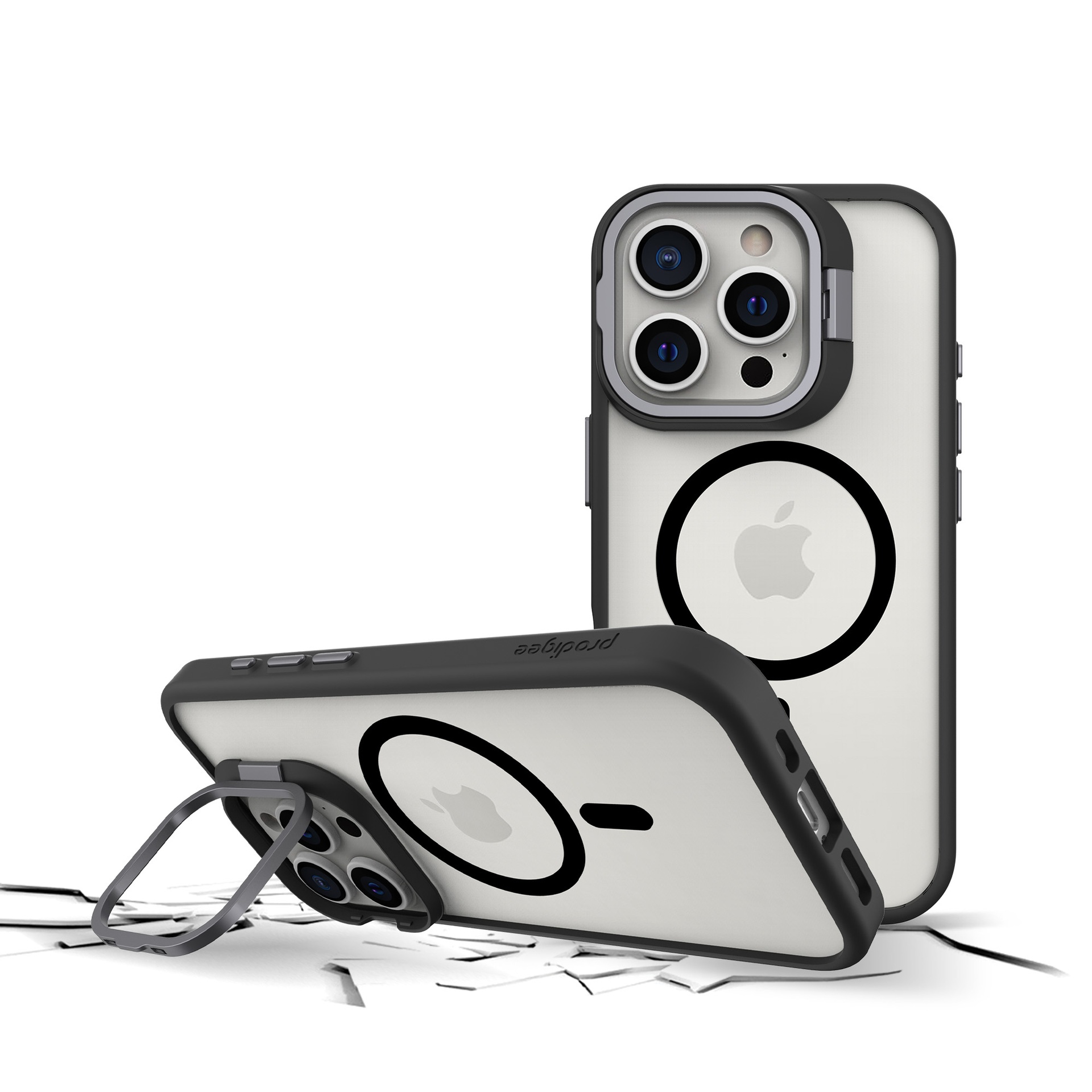 Funda Prodigee KickIt para iPhone 16 Pro Max Black