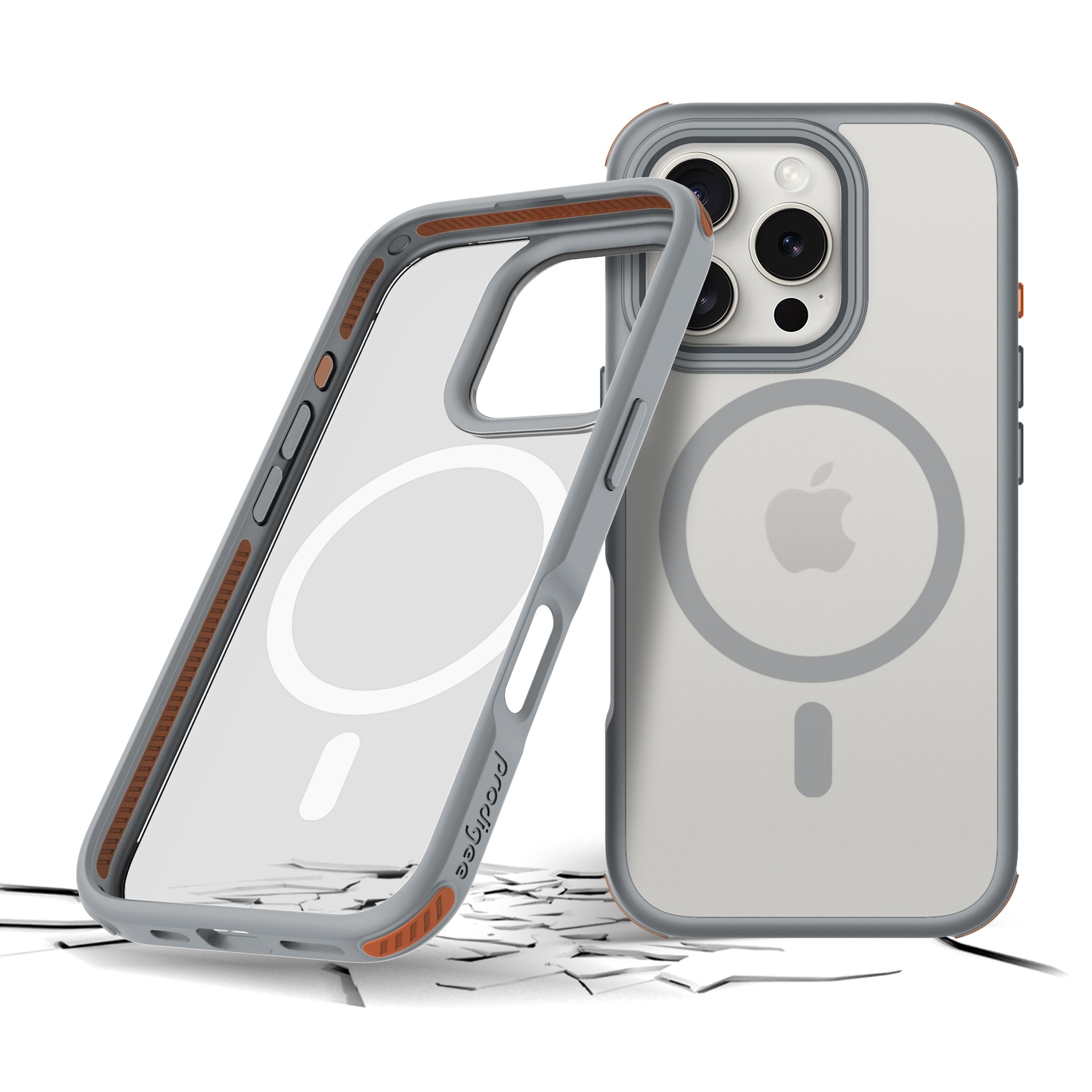 Funda Prodigee Formula para iPhone 16 Gris