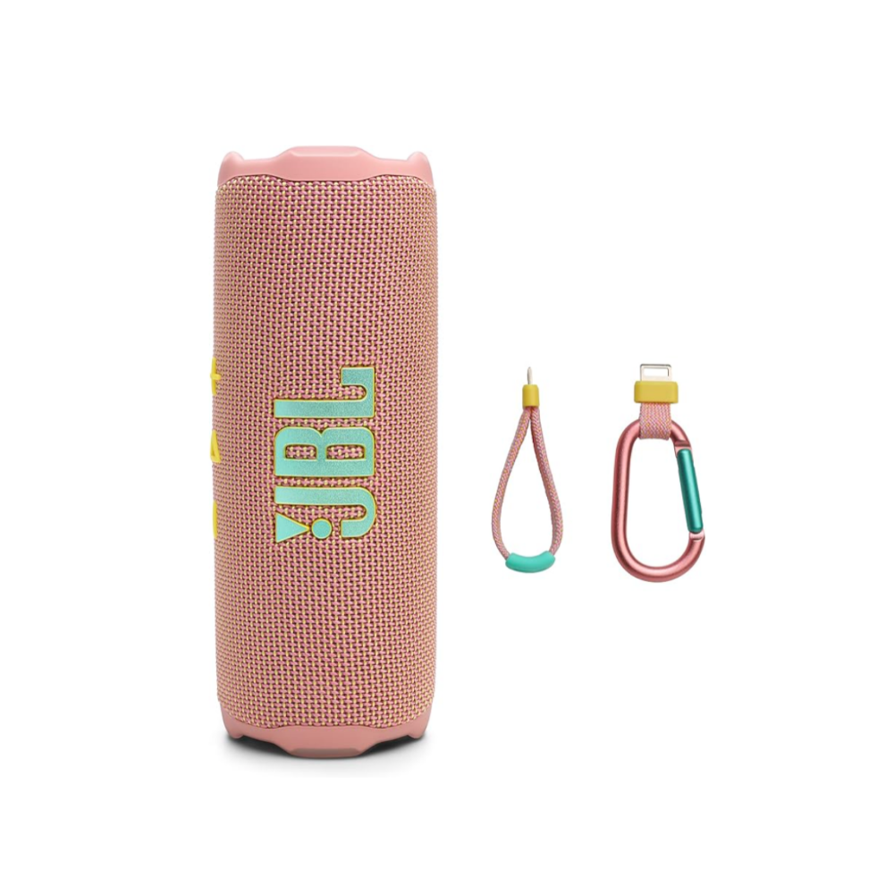 Bocina portátil Bluetooth JBL Flip 7 resistente al agua rosada