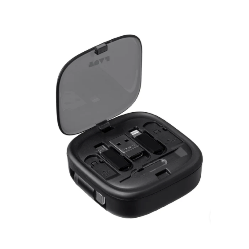 Organizador de Cables y Adaptadores Laut Link Mini 60W Negro
