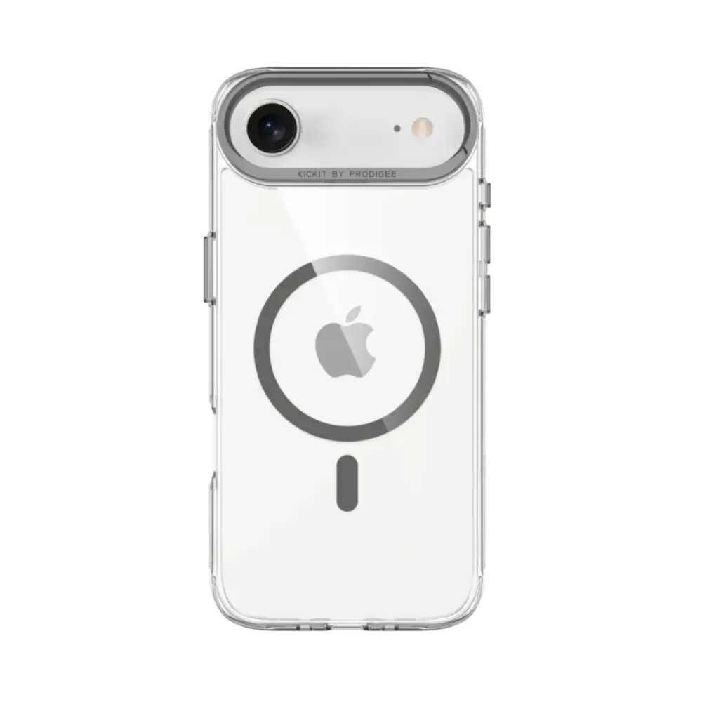 Funda Prodigee Kickit para iPhone 17 Air Transparente