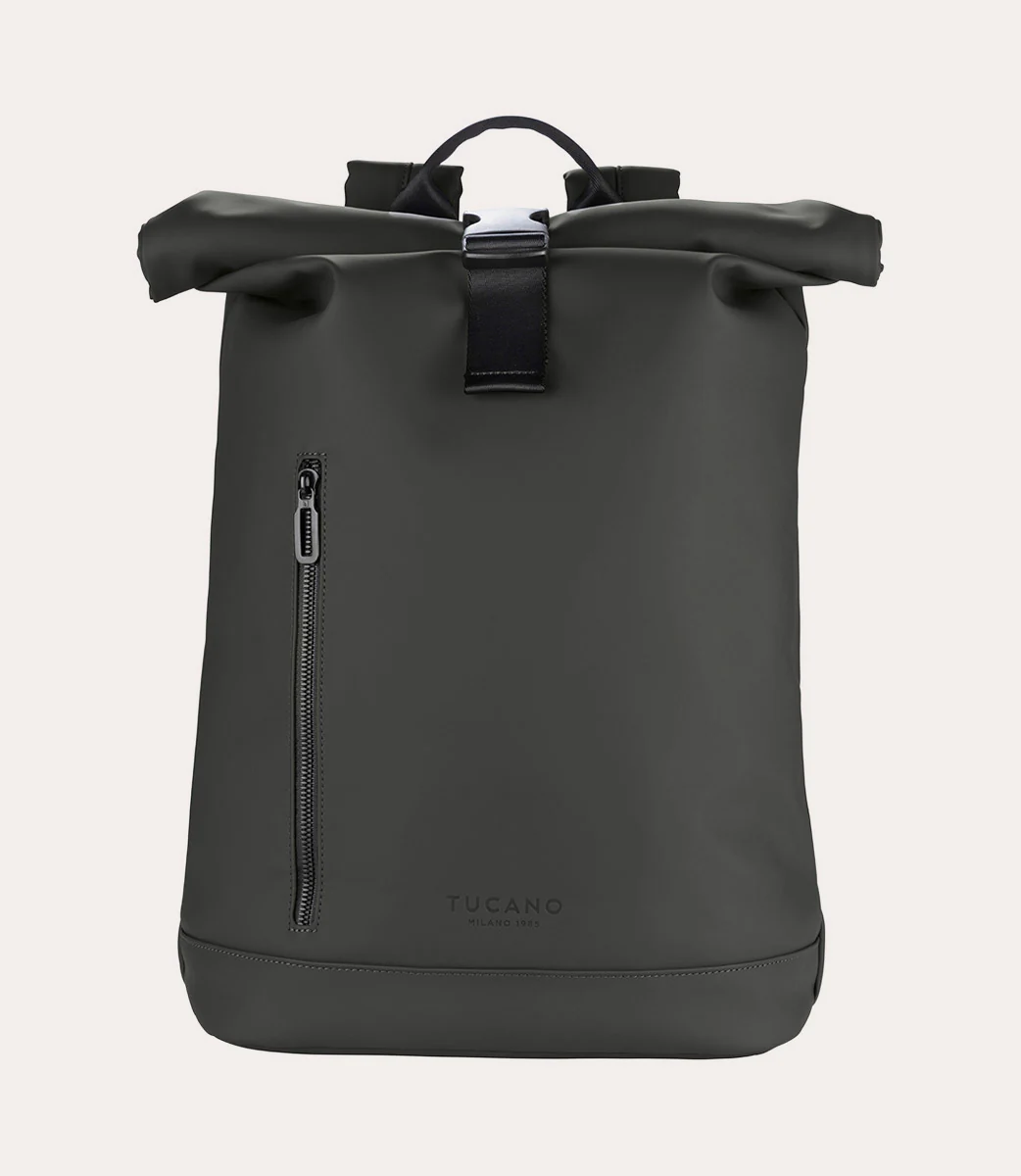 Mochila Tucano Gommo Roll-Top para Laptop de 15.6 pulgadas Negra