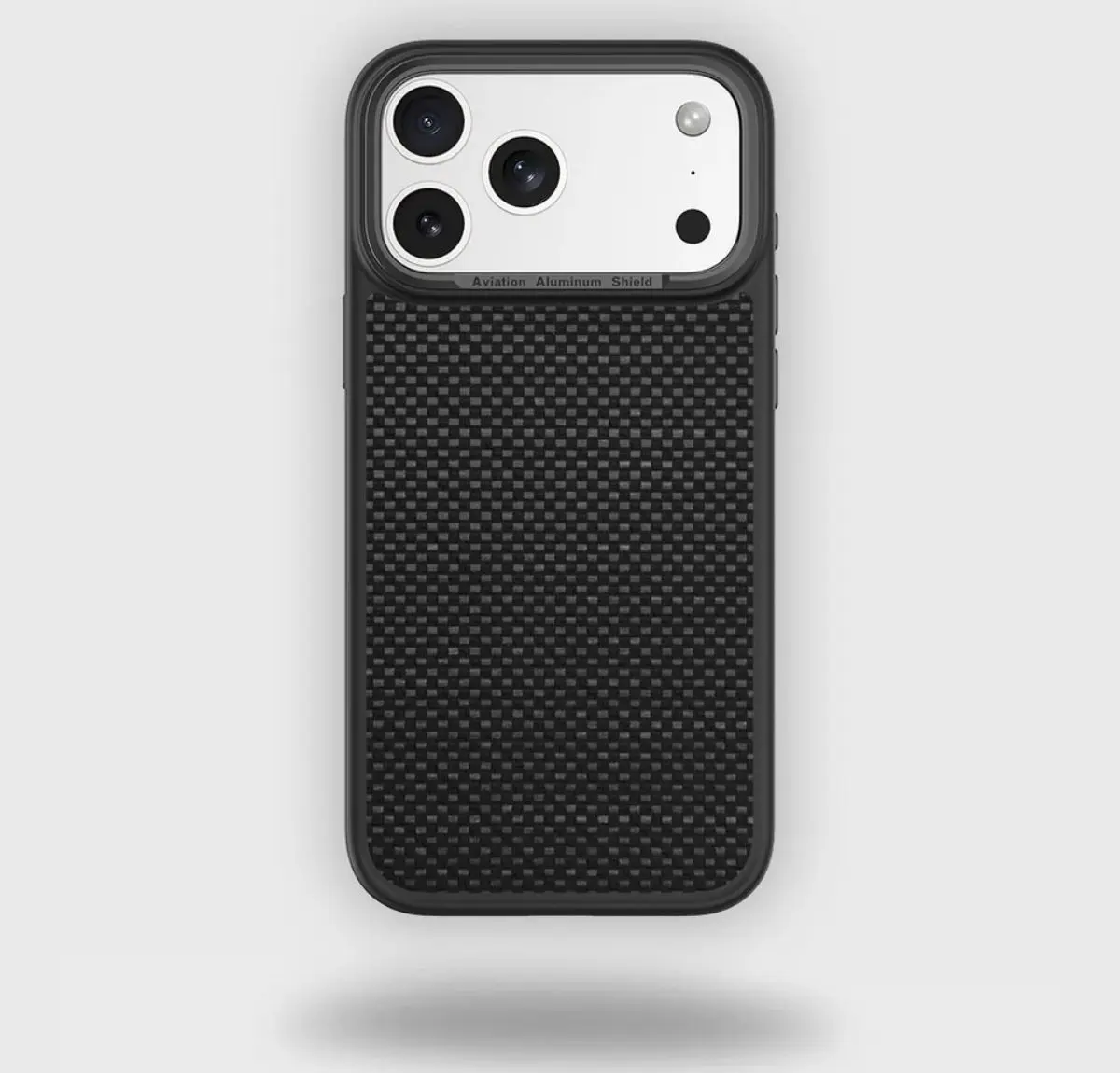 Funda Caseco de Fibra de Aramida para iPhone 17 Pro Max Negro