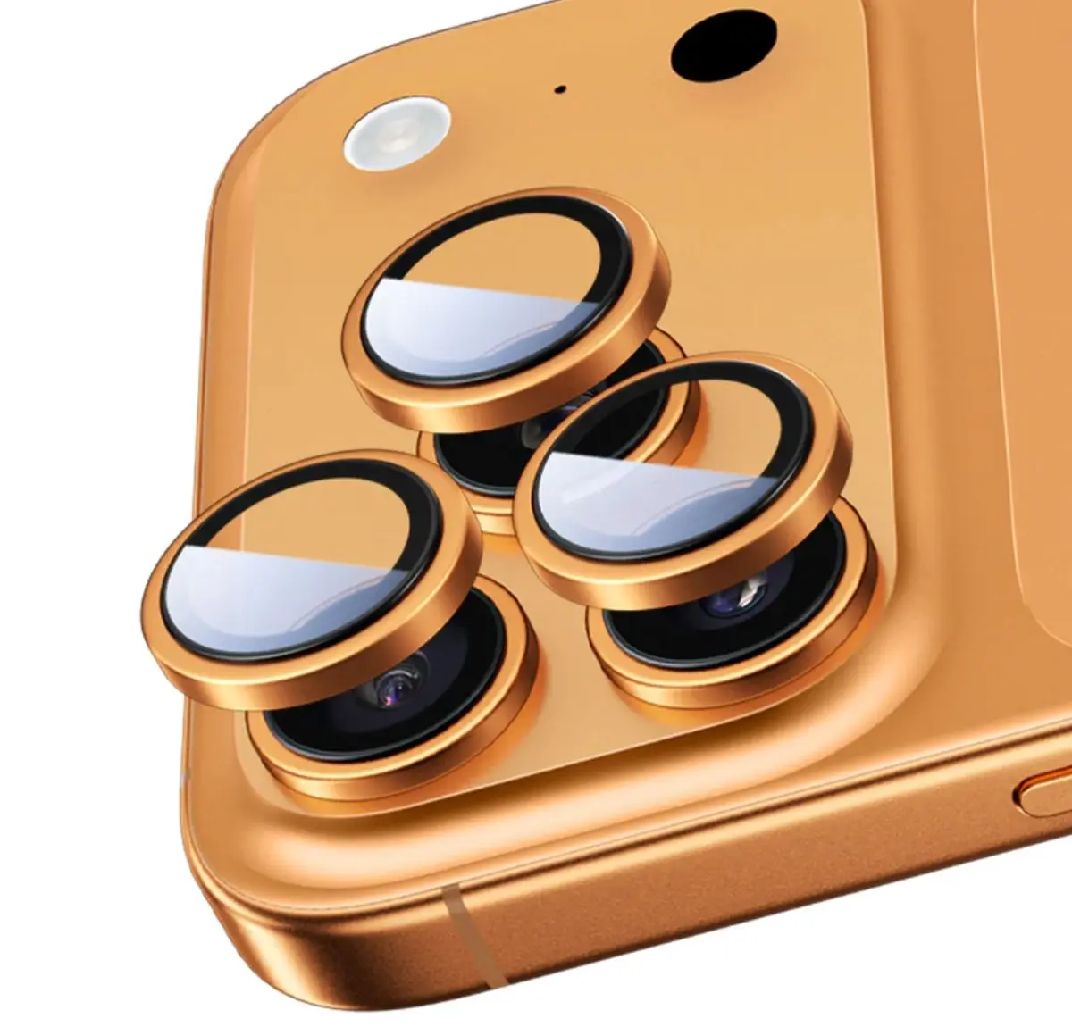 Protector de Camara Prodigee Super Glass para iPhone 17 Pro y Pro Max Orange