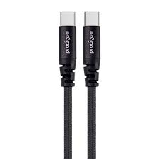 Cable Prodigee Tipo C a Tipo C Negro