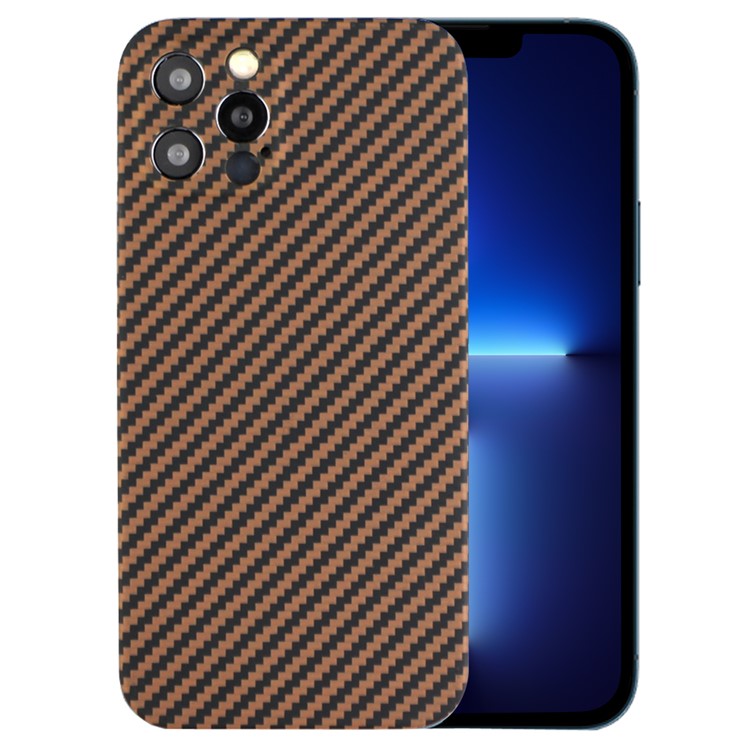 Lamina Protection Pro Pequena Diseno Fibra de Carbono Cafe