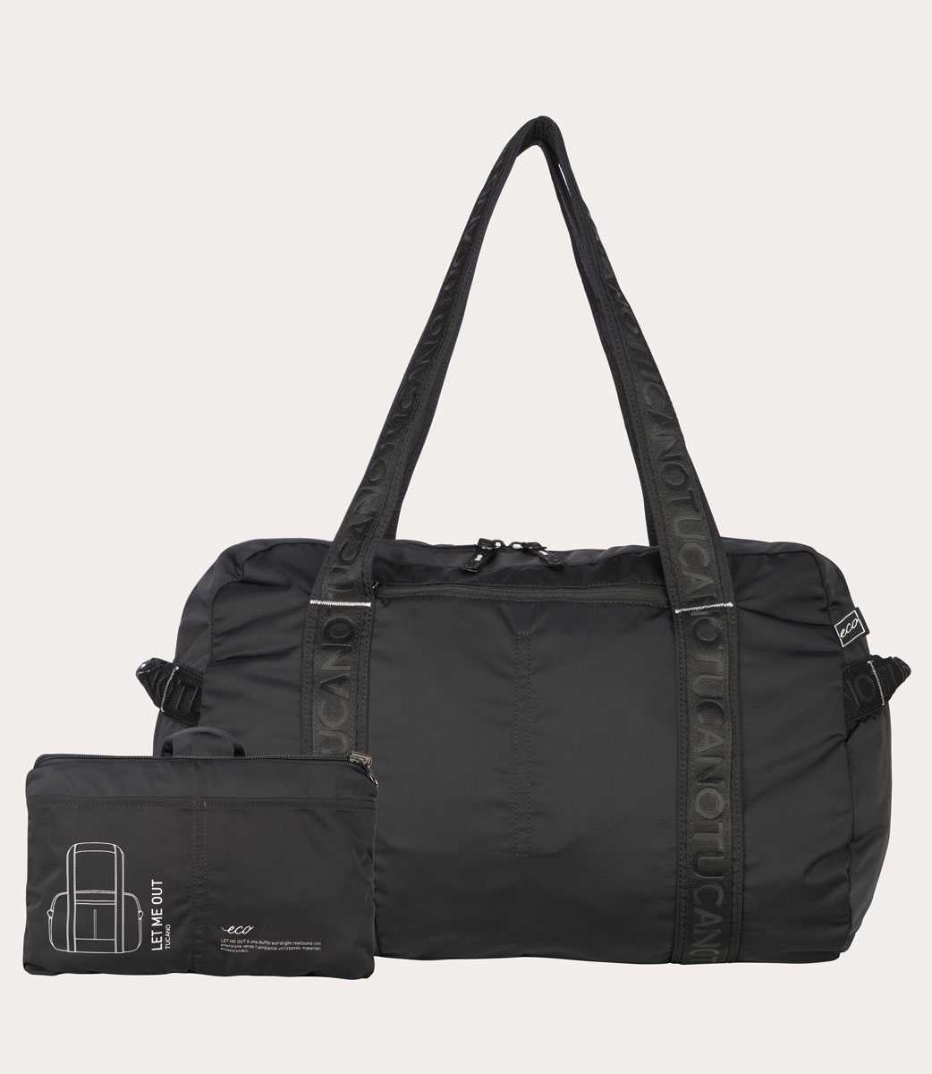 Bolso Plegable Tucano Let Me Out Foldable Duffle Negro