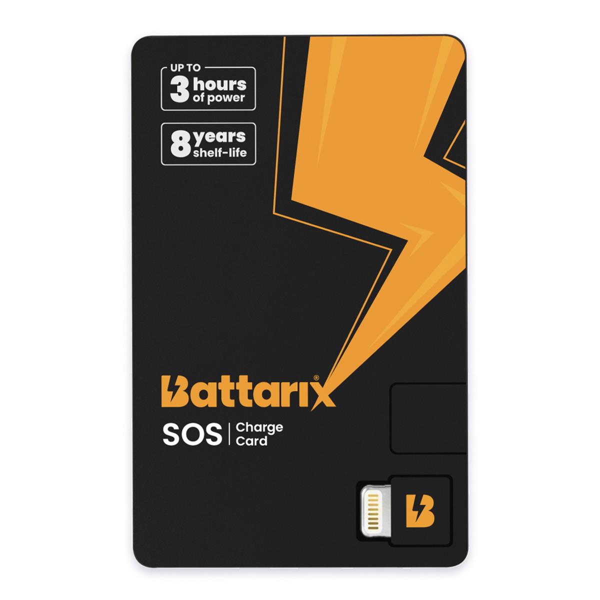 Batería de emergencia portátil Battarix Charge Card