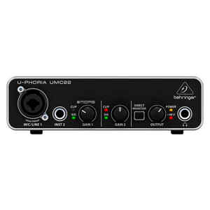 Interfaz de audio UMC22 U-PHORIA USB | Behringer