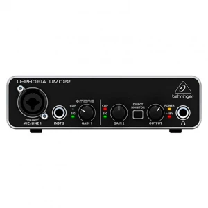 Interfaz de audio UMC22 U-PHORIA USB | Behringer