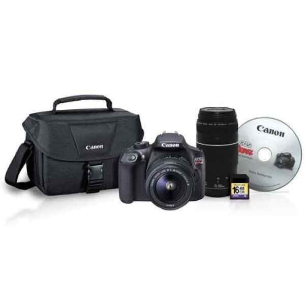 CAMARA CANON EOS REBEL T6 PREMIUM KIT LENTE 18-55MM + LENTE EF 75-300MM-7801