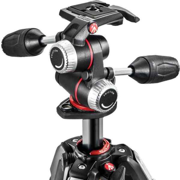 Tripode de aluminio con 3 secciones y columna horizontal | MK055XPRO3-3W - MANFROTTO -16540
