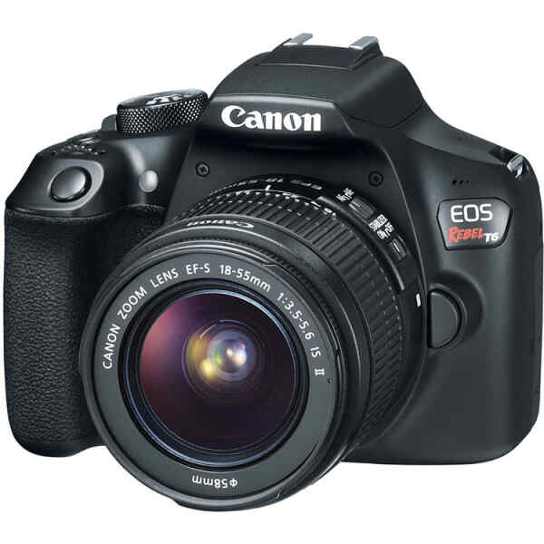 CAMARA CANON EOS REBEL T6 PREMIUM KIT LENTE 18-55MM + LENTE EF 75-300MM-7795