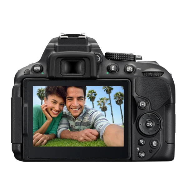CAMARA NIKON D5300 con lente 18-55MM VR II | COMBO ESTUCHE + MEMORIA-0