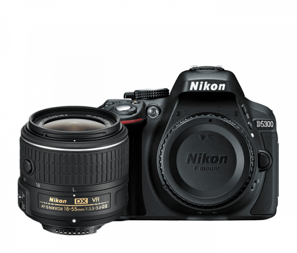 CAMARA NIKON D5300 con lente 18-55MM VR II | COMBO ESTUCHE + MEMORIA-10355
