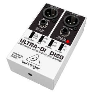 Caja Directa Activa/Splitter de 2 Canales ULTRA-DI | DI20 – BEHRINGER