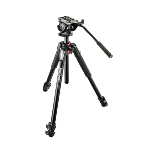 KIT PARA VIDEO | TRIPODE 055XPRO3 | CABEZA MVH500AH - MANFROTTO -0