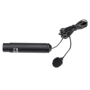 MICROFONO OMNI LAVALIER DE CONDENSADOR XLR CON CABLE  |  BY-M40D – BOYA