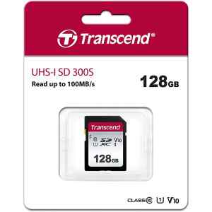 Memoria SD 128GB UHS-I  U1,  TS128GSDC300S –  Transcend