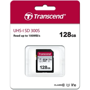 Memoria SD 128GB UHS-I  U1,  TS128GSDC300S –  Transcend