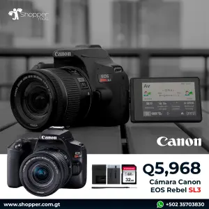 Camara EOS Rebel SL3 18-55MM F/4 IS STM | CANON