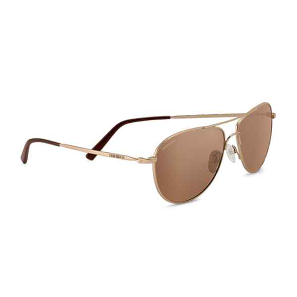 Lentes de Sol Serengeti 8315 Alghero Satin Soft Gold Polarizados Dorados-0
