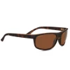 Lentes de Sol Serengeti 8674 Alessio Soft Touch Dark Tortoise Polarizados -0