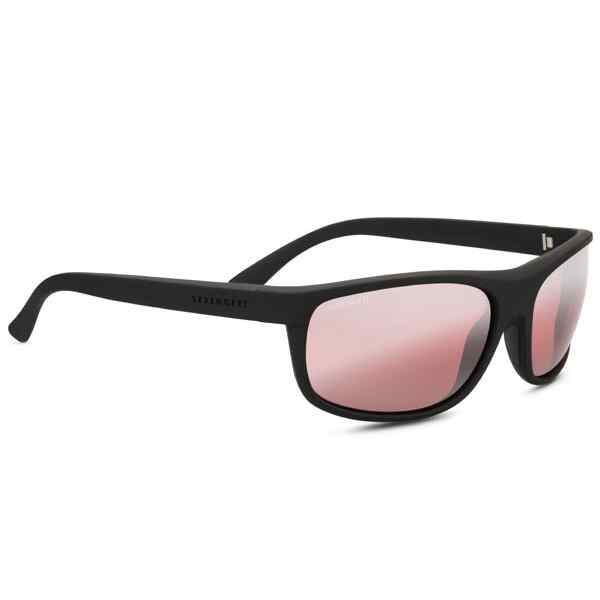 Lentes de Sol Serengeti 8673 Alessio Soft Touch Black Polarizados Sedona-0