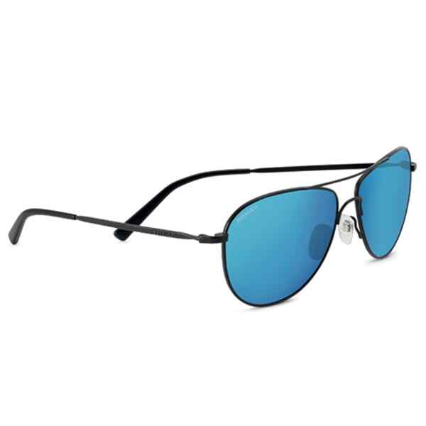 Lentes de Sol Serengeti 8314 Alghero Satin Black Polarizados 555nm Azul-0