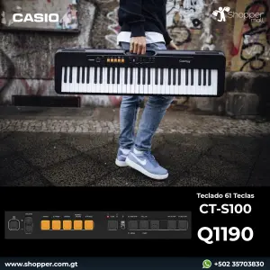 Teclado estandar CT-S100C2 l CASIO