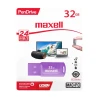 USB Solid de 32GB Purpura USBS-32 Maxell-0