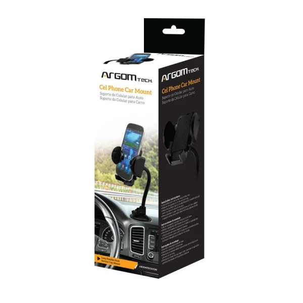 MONTURA DE CELULAR PARA CARRO LONG NECK ARG-AC-0325-0