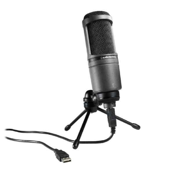 MICROFONO SIDE ADDRESS CONDENSADOR CARDIOIDE AT2020USB+ - AUDIO-TECHNICA-0