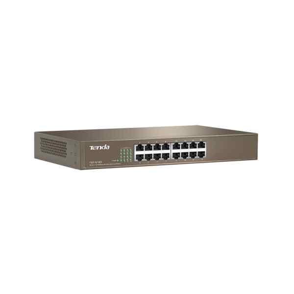 Switch de 16 puertos de 10/100 Mbps Rack/Escritorio Tenda TEF1016D-0