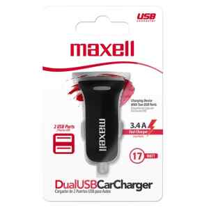 Cargador de Carro USB DUAL PORT DUSB-202 Maxell-0