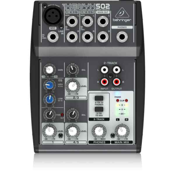 Consola de 5 Entradas | (1-XLR) 2-BUSES 502 XENYX - BEHRINGER-0