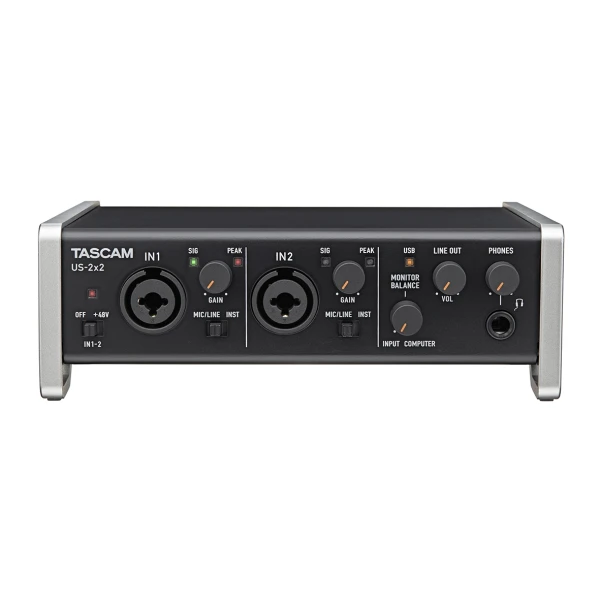 Interfaz USB de audio / MIDI US-2x2 Tascam-0
