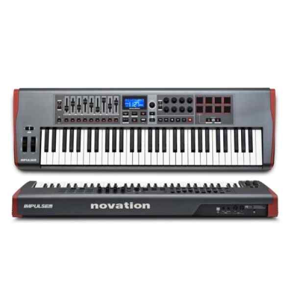 Controlador | IMPULSE 61 MIDI USB - NOVATION-8824