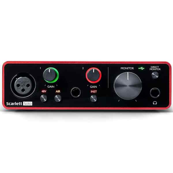 Interfaz de Audio | Scarlett Solo 3rd Gen USB - FOCUSRITE-15246
