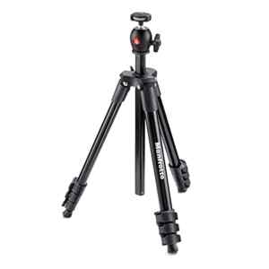 Tripode compacto y ligero negro | MKCOMPACTLT-BK - MANFROTOO-0