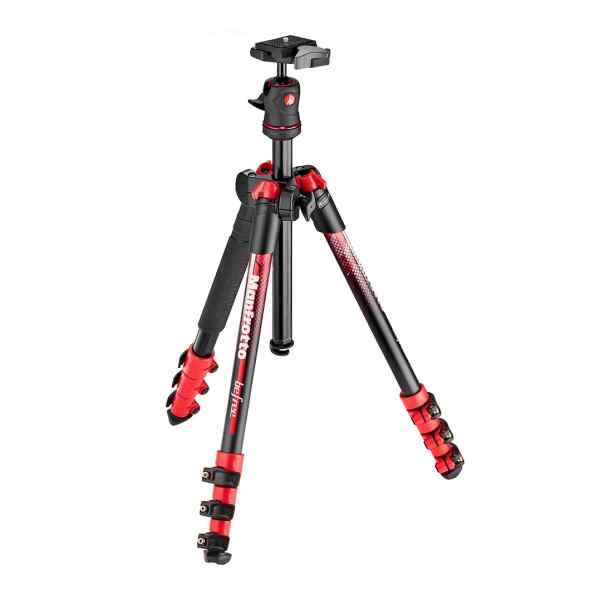 Tripode Befree de aluminio ROJO | MKBFRA4RD-BH - MANFROTTO-0