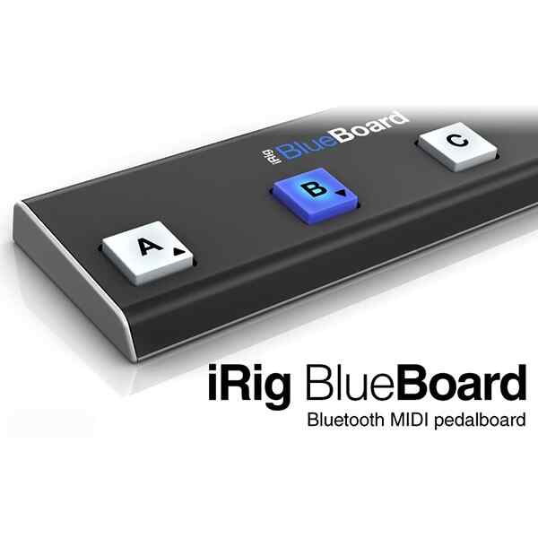 INTERFACE PEDALERA BLUETOOTH IK MULTIMEDIA IRIG BLUEBOARD APPLE ANDROID-0