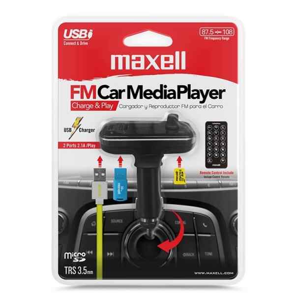 Car Media Player 2PORT CHARGE & SYNC FMT-360 Maxell-0