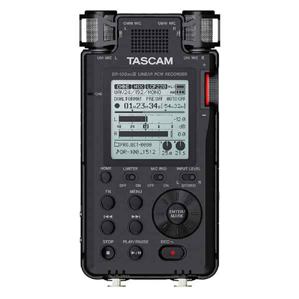 Grabadora portatil estereo | DR-100MK3 - TASCAM-0