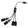 USB-FLEX HUB DE 4 PUERTOS USB + 1 MINI USB FLEX Maxell-9604