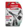 USB-FLEX HUB DE 4 PUERTOS USB + 1 MINI USB FLEX Maxell-9603