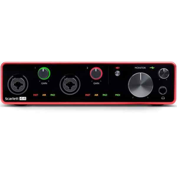 Interfaz de audio USB | Scarlett 4i4 3ra generacion - FOCUSRITE-9833