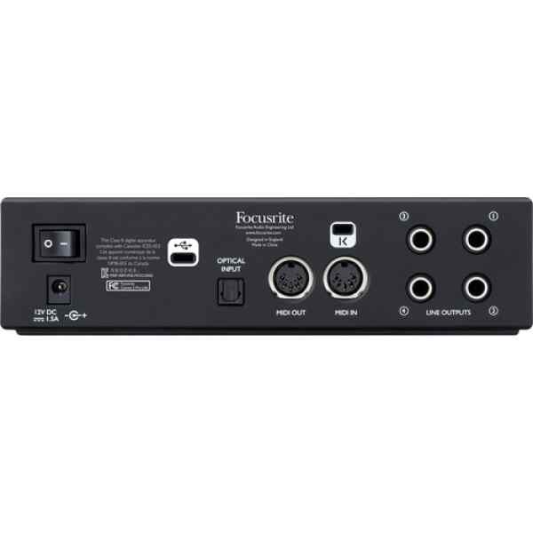 Interfaz de audio CLARETT 2 PRE USB Focusrite-0